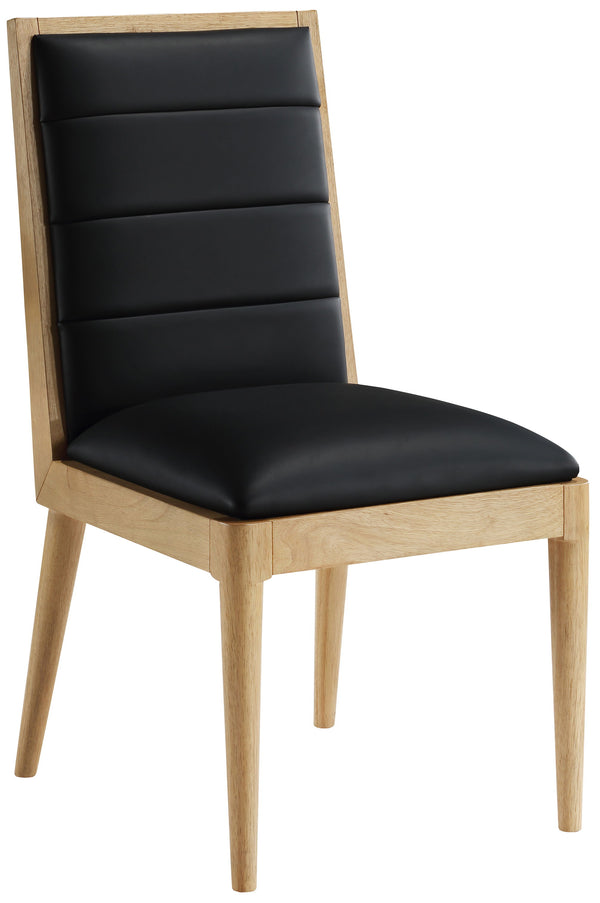 Bristol - Faux Leather Dining Chair With Natural Legs (Set of 2)