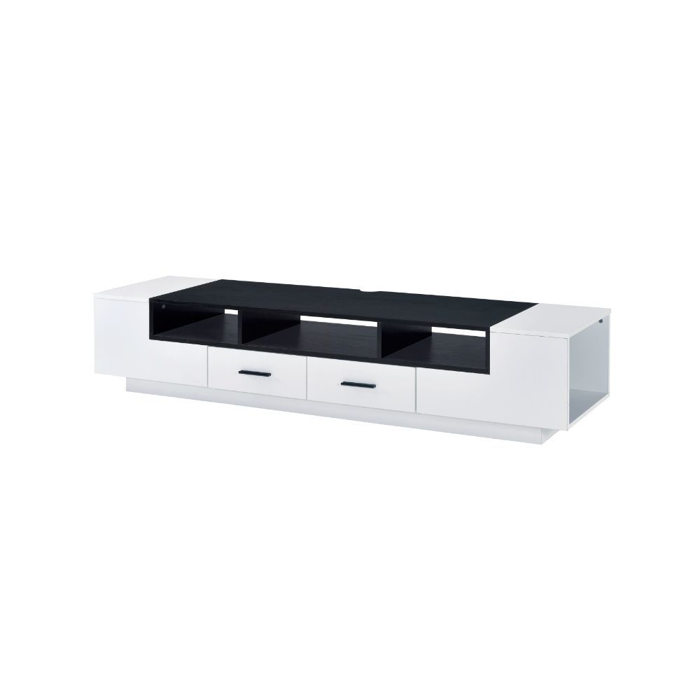 Armour - TV Stand - White & Black - Urban Living Furniture (Los Angeles, CA)