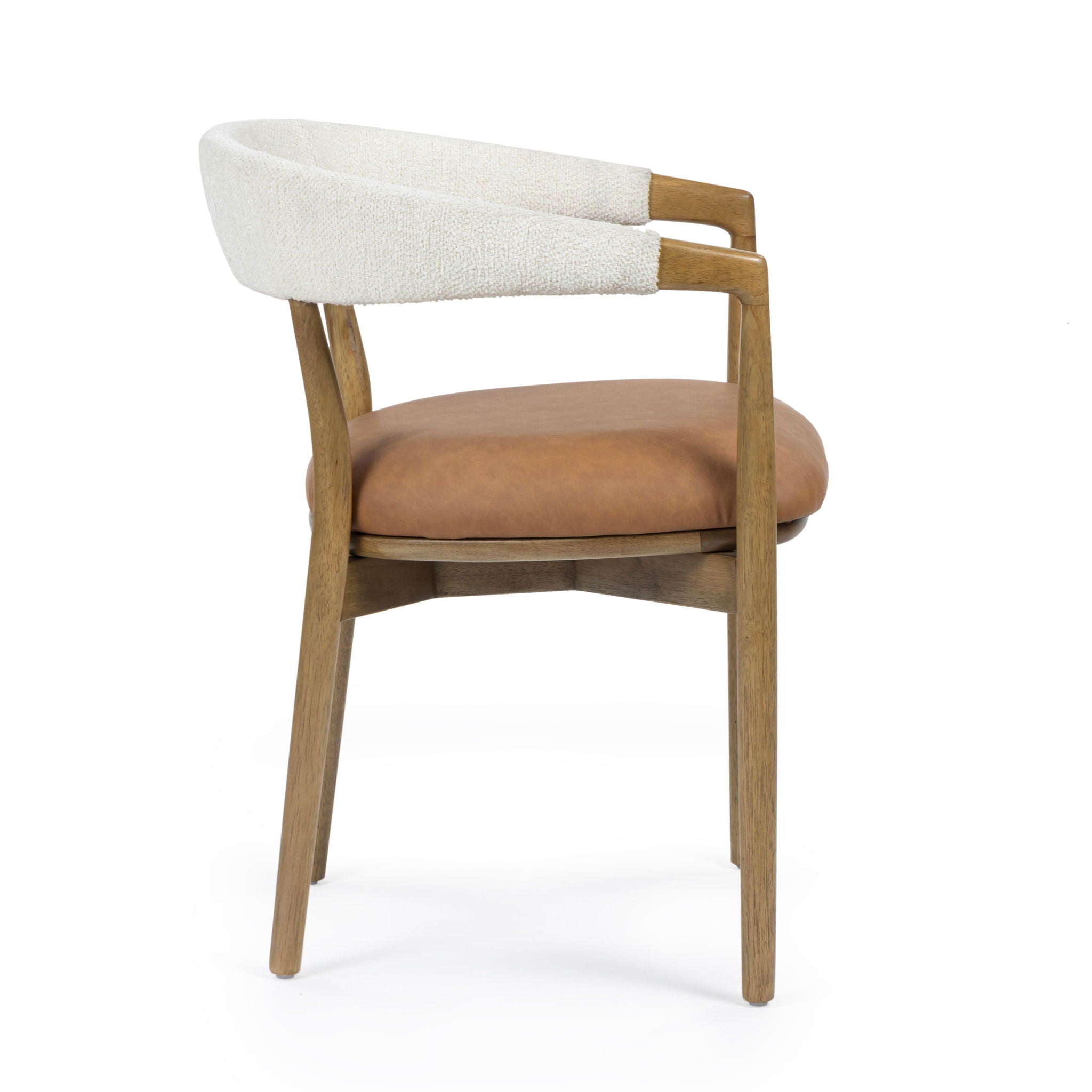 Vina - Dining Chair - Cognac / Cream - Urban Living Furniture (Los Angeles, CA)