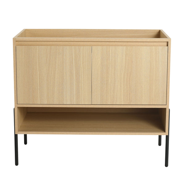 Modern Freestanding Bathroom Vanity With Soft Close Cabinet Doors