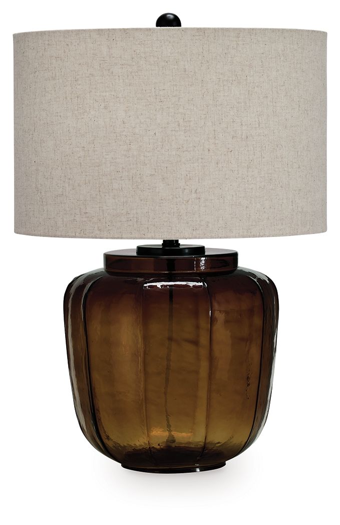 Bainmore - Amber - Glass Table Lamp - Urban Living Furniture (Los Angeles, CA)