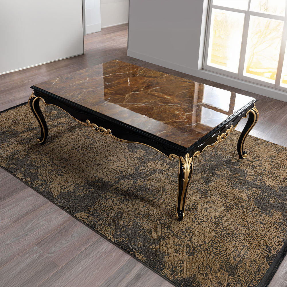 Betria - Coffee Table - Gold & Black - Urban Living Furniture (Los Angeles, CA)