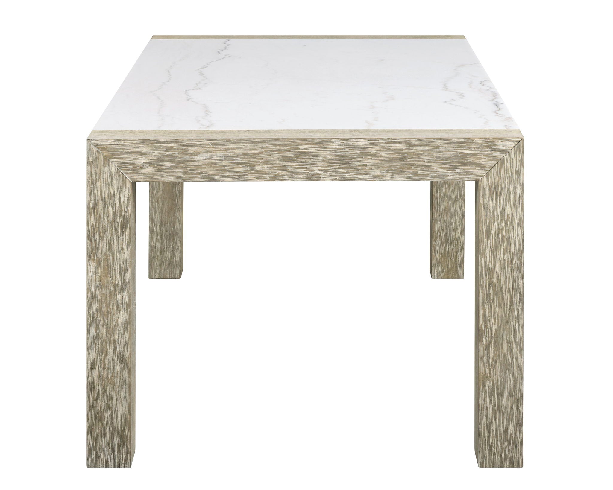 Dune - Genuine Marble Dining Table - White - Urban Living Furniture (Los Angeles, CA)
