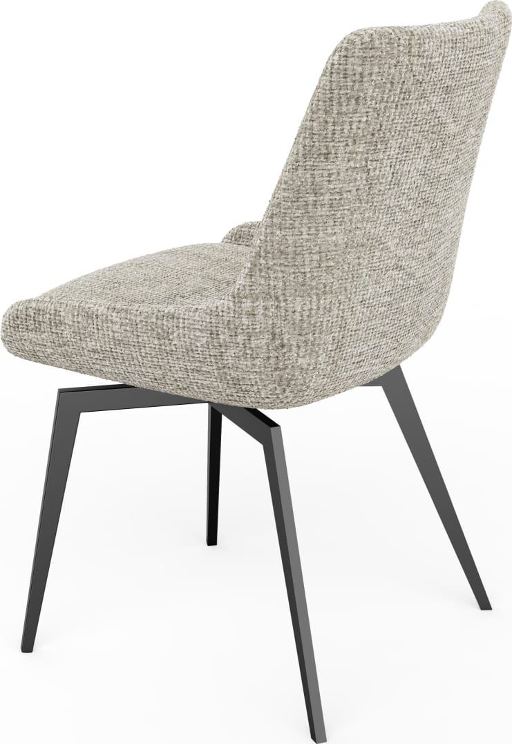 Ceo - 180 Degree Return Swivel Upholstered Dining Chair (Set of 2)