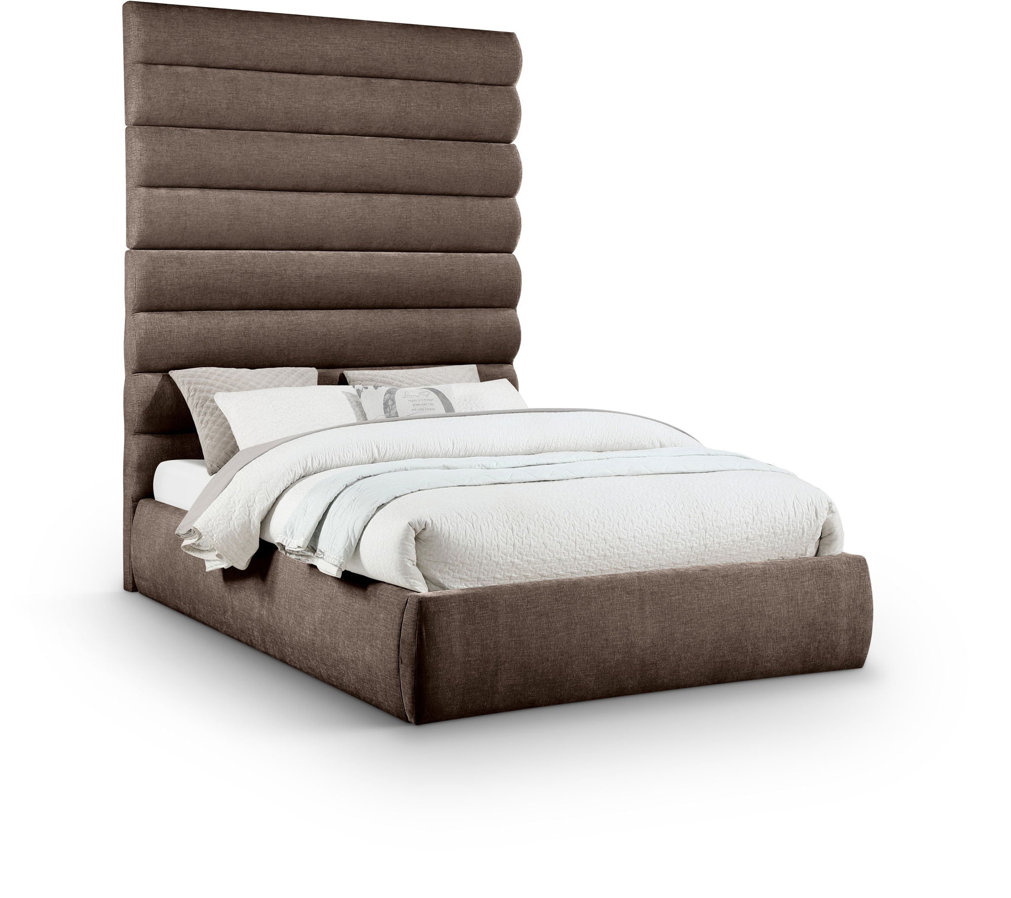 Adam - Chenille Fabric Bed With 89" Headboard - Urban Living Furniture (Los Angeles, CA)