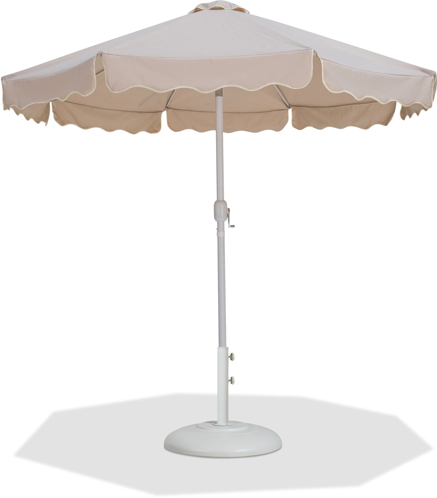 Amalfi - Patio Umbrella - White Base / White Pole - Urban Living Furniture (Los Angeles, CA)