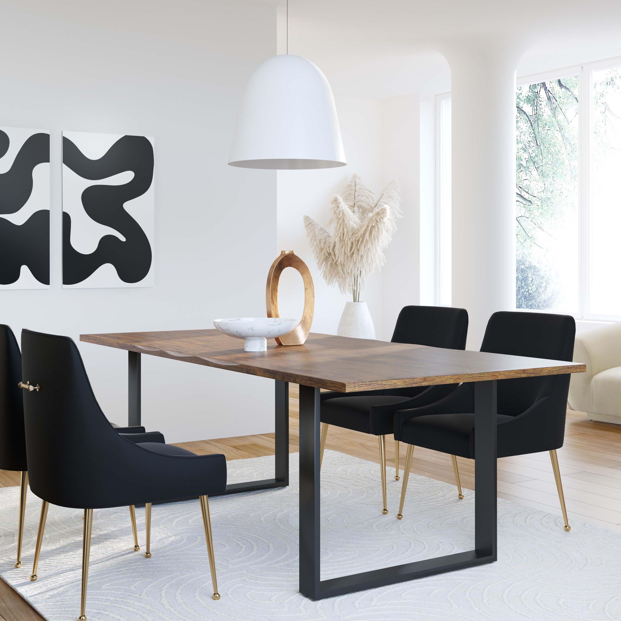 Beatrix - Velvet Side Chair - Urban Living Furniture (Los Angeles, CA)