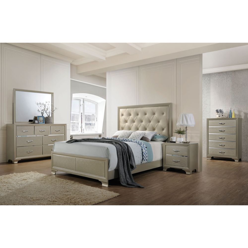 Carine - Mirror - Champagne - Urban Living Furniture (Los Angeles, CA)