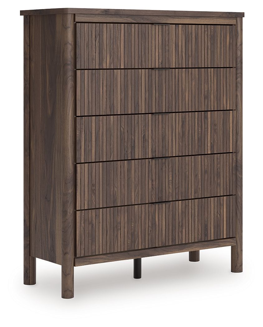 Pamytta - Brown - Five Drawer Wide Chest - Urban Living Furniture (Los Angeles, CA)