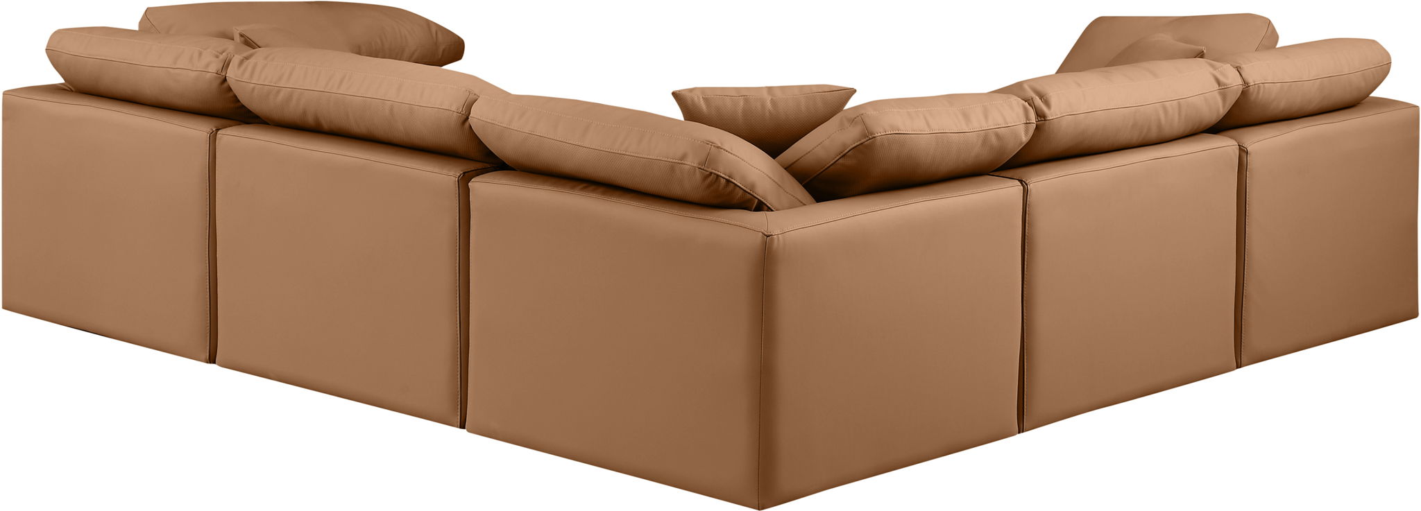 Indulge - Faux Leather 5 Piece Modular Corner Sectional - Urban Living Furniture (Los Angeles, CA)