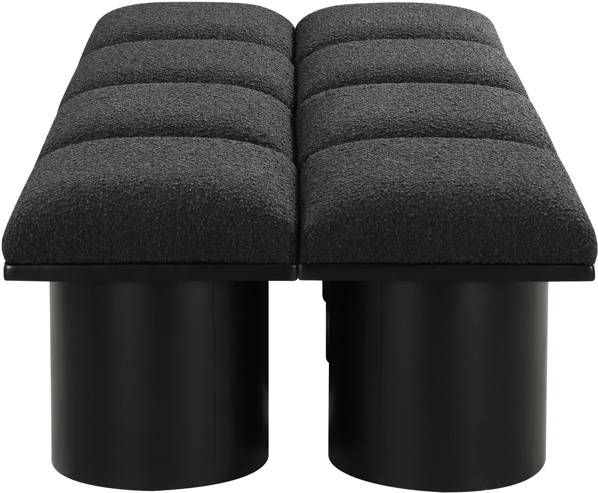 Pavilion - 8 Piece Modular Bench With Black Base