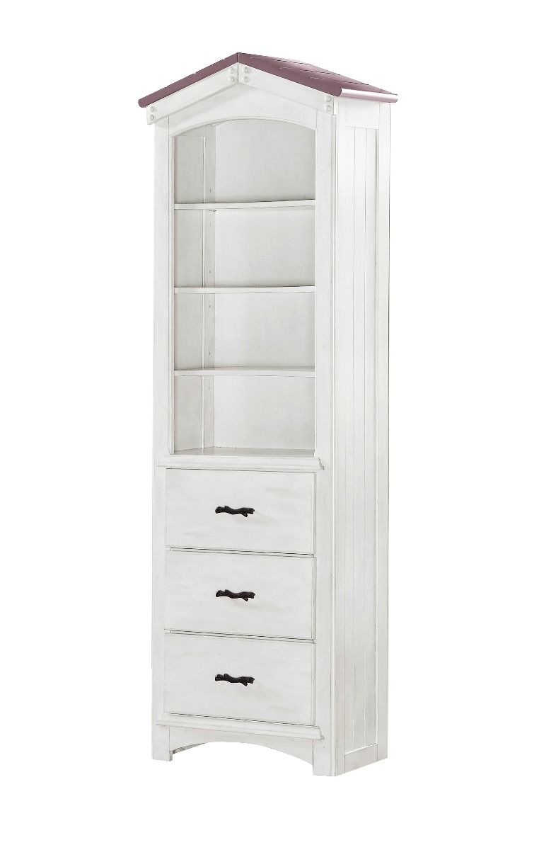 Tree House - Bookshelf - Pink & White Finish - Urban Living Furniture (Los Angeles, CA)