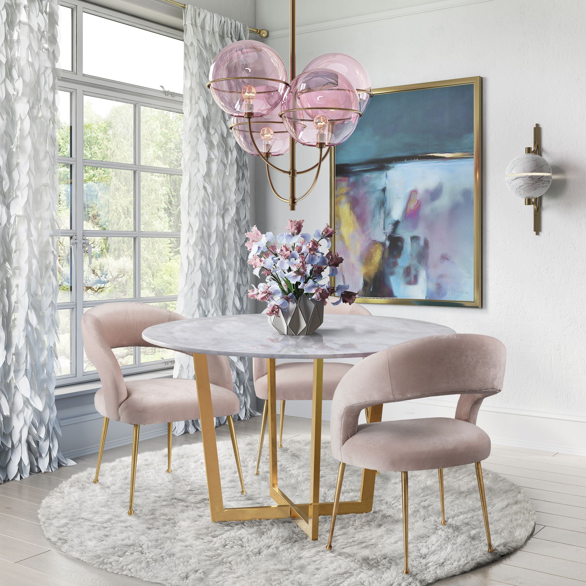 Rocco - Slub Dining Chair - Urban Living Furniture (Los Angeles, CA)