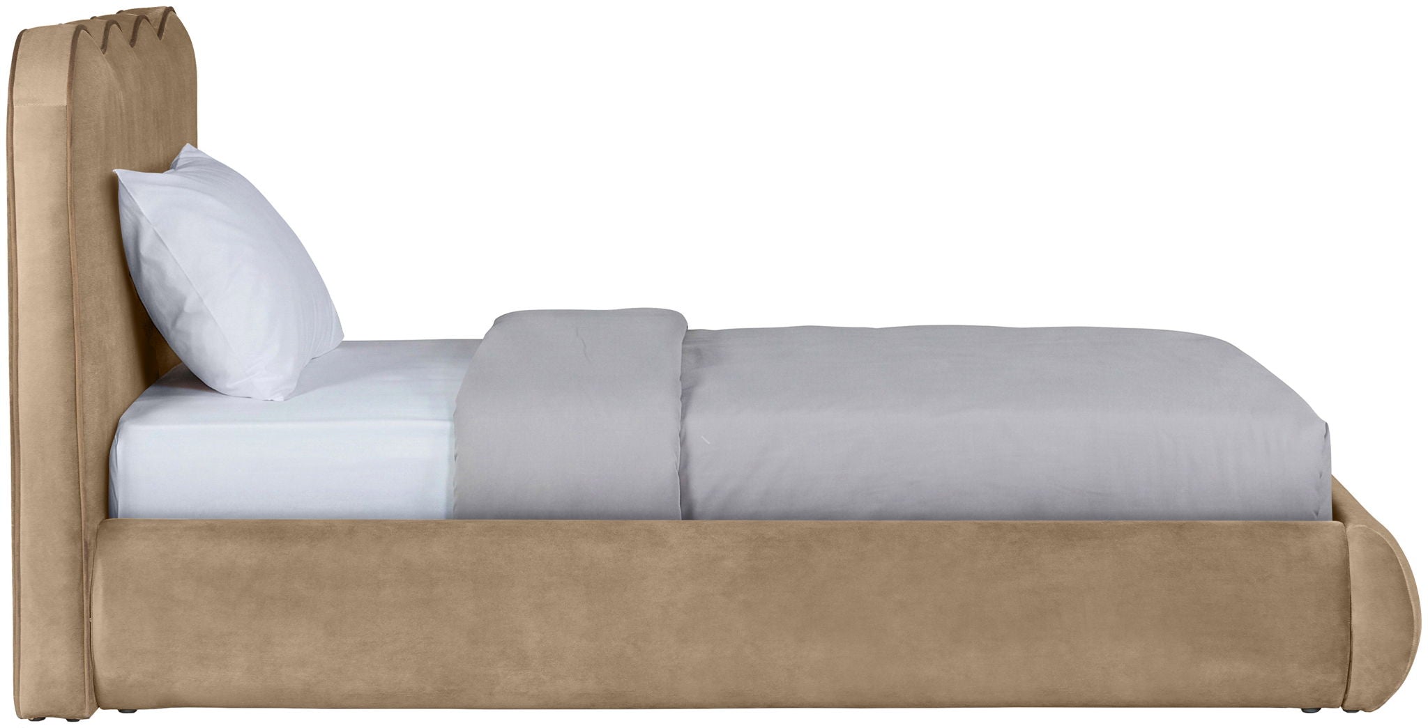 Tempo - Velvet Upholstered Bed - Urban Living Furniture (Los Angeles, CA)