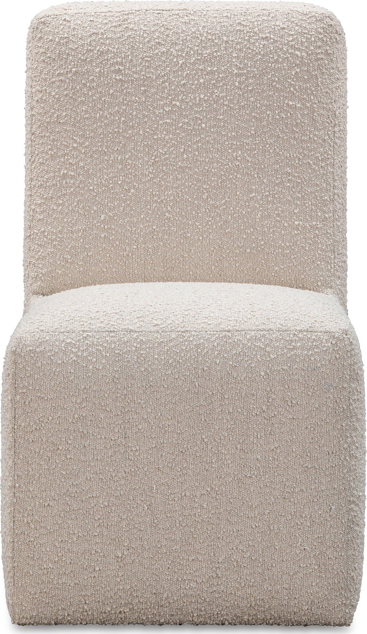 Liv - Fully Upholstered Dining Chair (Set of 2) - Brun Boucle