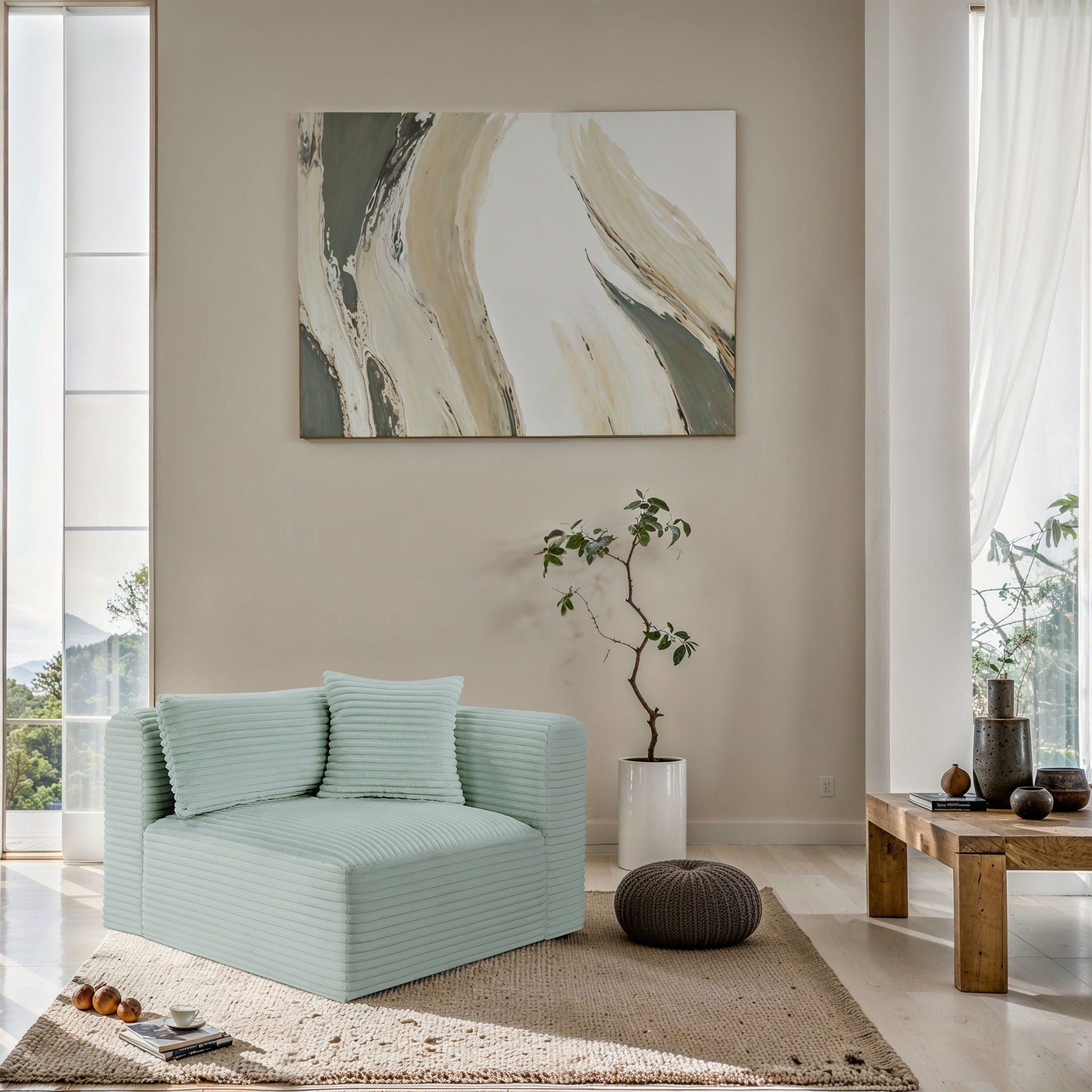 Shaggy - Corner Chair - Urban Living Furniture (Los Angeles, CA)