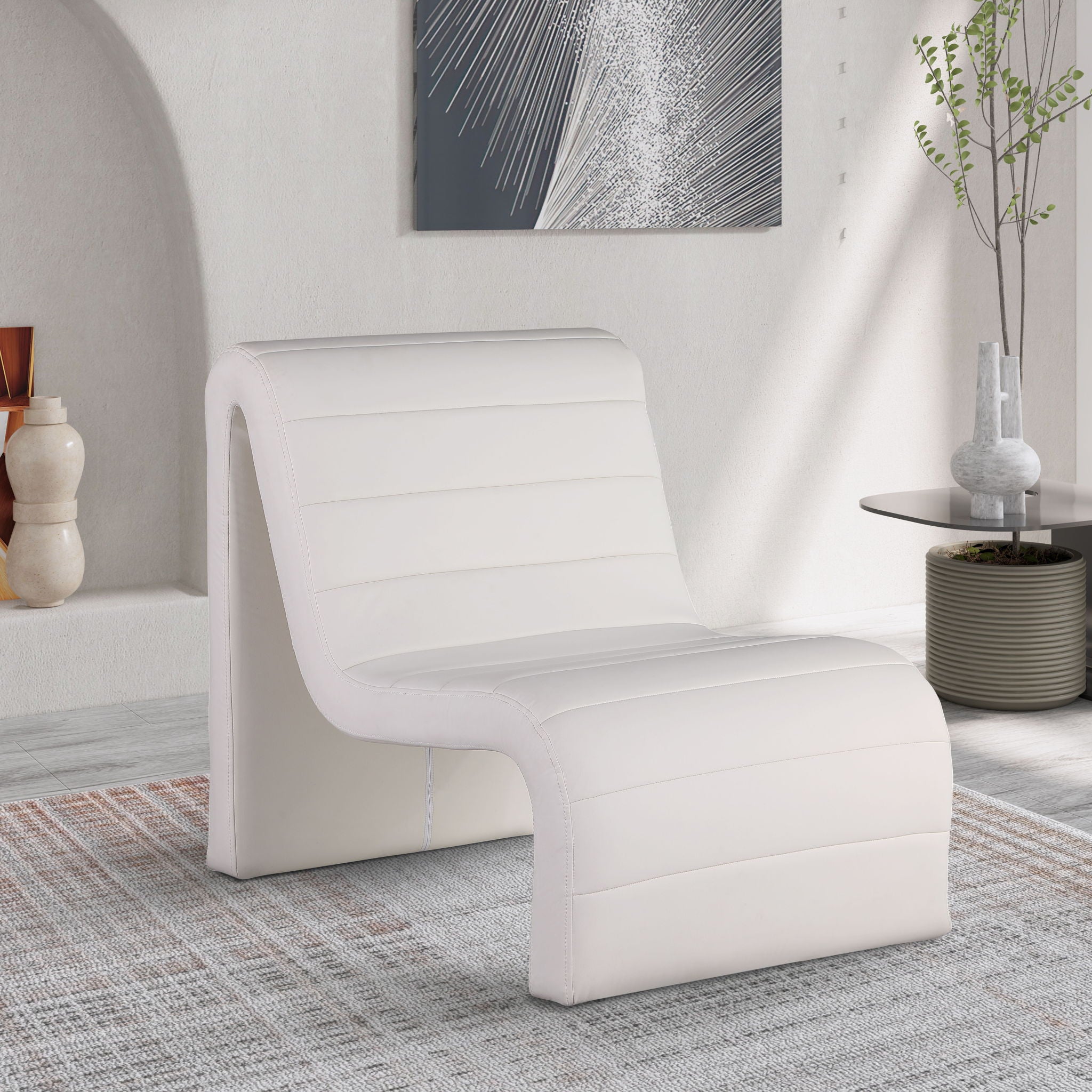 Ivy - Faux Leather Accent Chair - Urban Living Furniture (Los Angeles, CA)