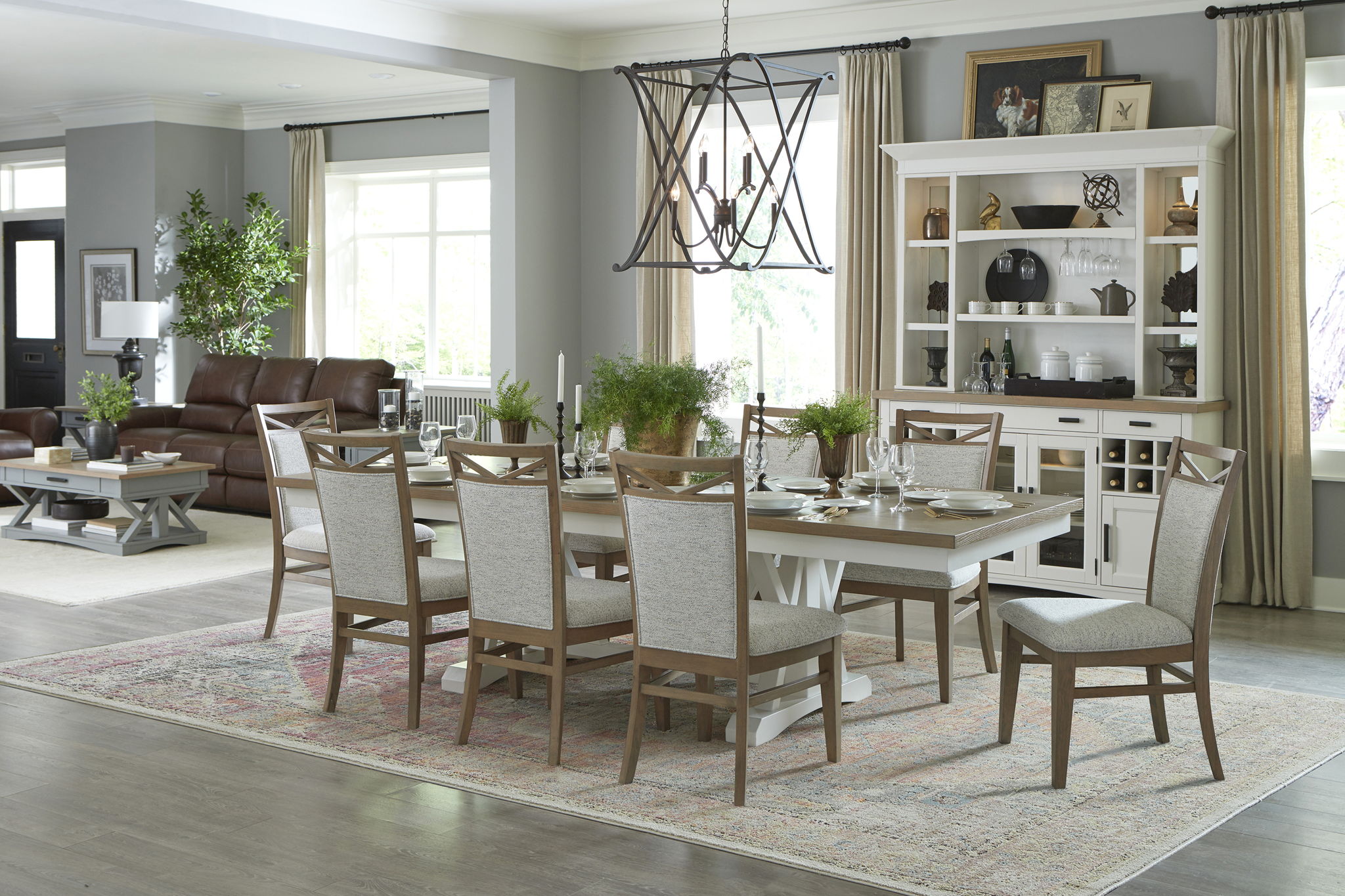 Americana Modern Dining - Upholstered Dining Chair (Set of 2) - Cotton - Urban Living Furniture (Los Angeles, CA)