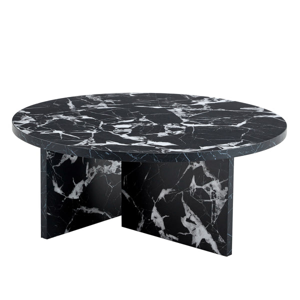 Versatile Round Coffee Table For Various Interior Styles