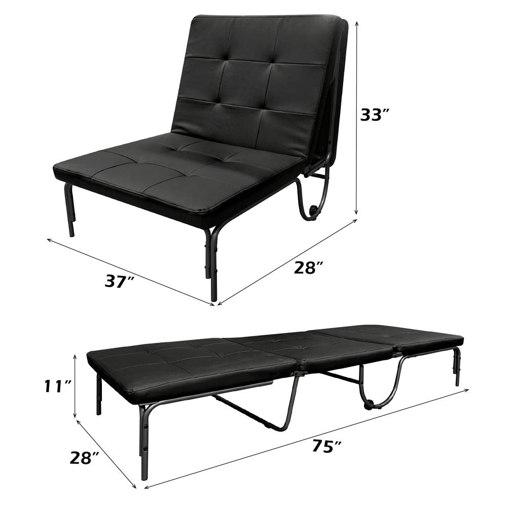 Senon - Chair - Silver & Black - Urban Living Furniture (Los Angeles, CA)