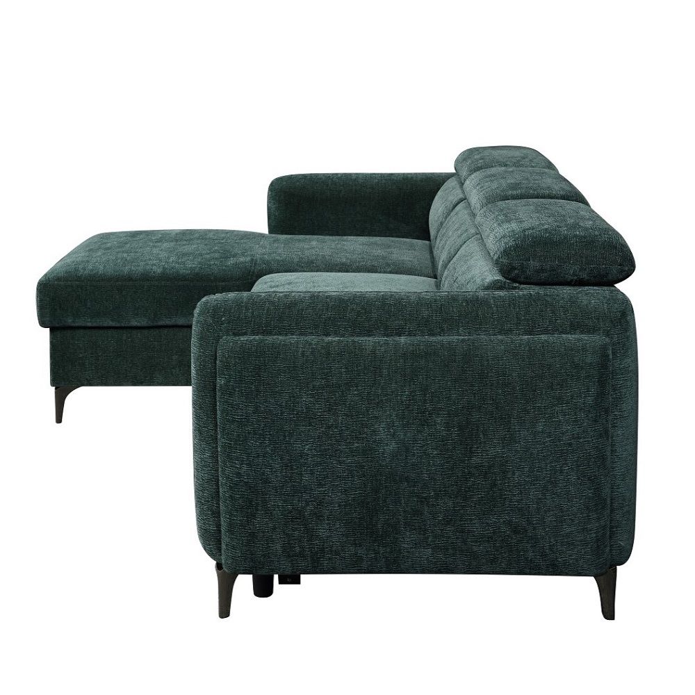 Zadok - Sectional Sofa With Sleeper & Storage - Green - Urban Living Furniture (Los Angeles, CA)
