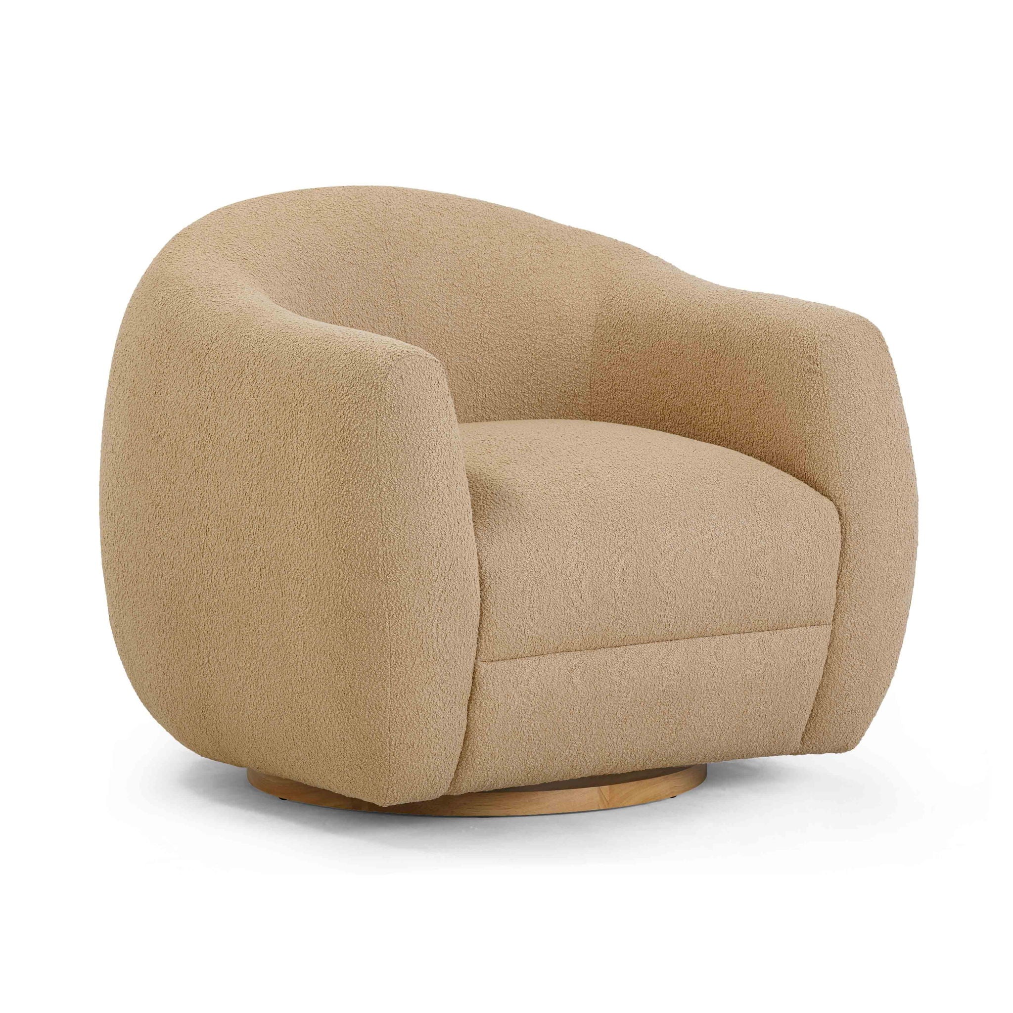 Judy - Boucle Swivel Chair - Urban Living Furniture (Los Angeles, CA)