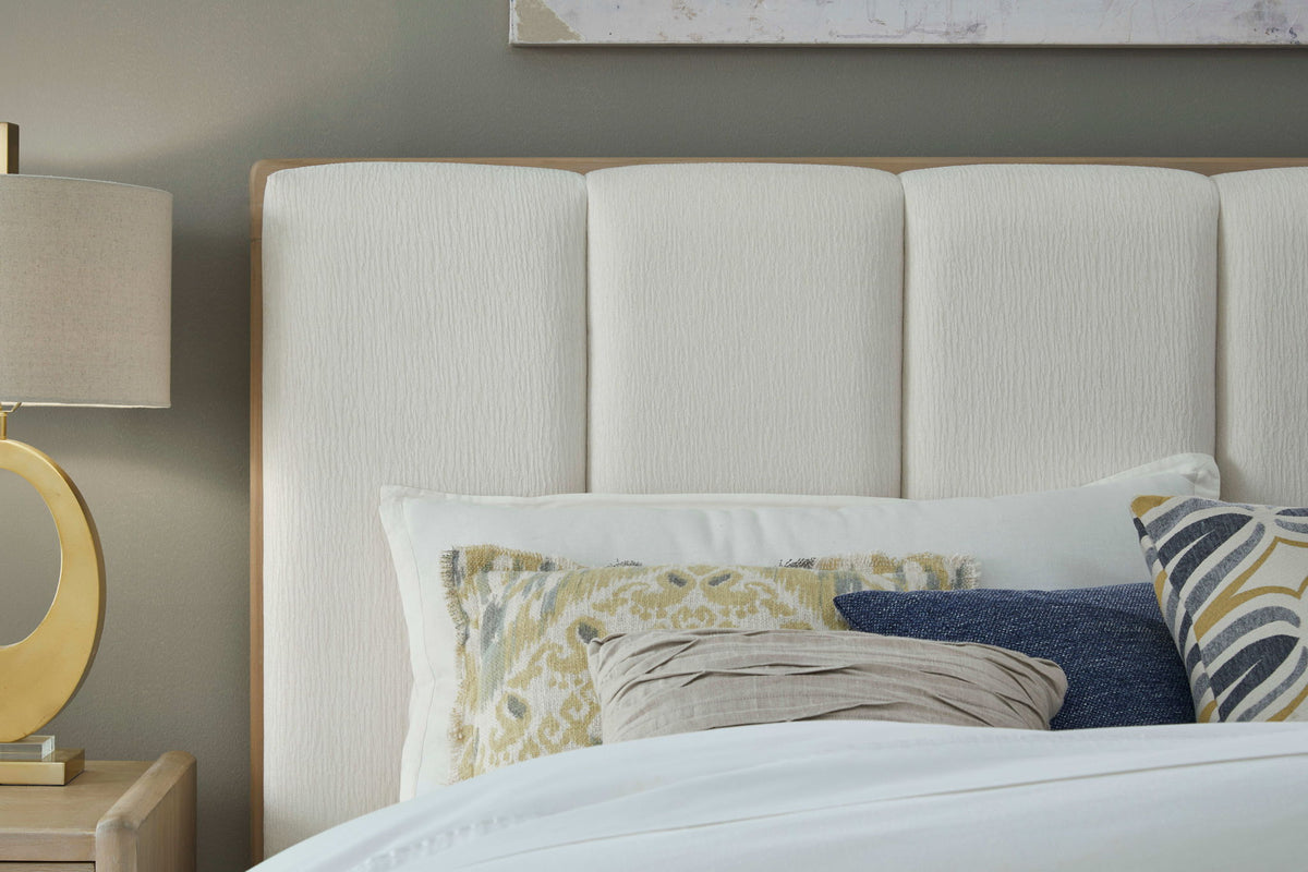 Gardenia - Wood Frame Upholstered Platform Bed