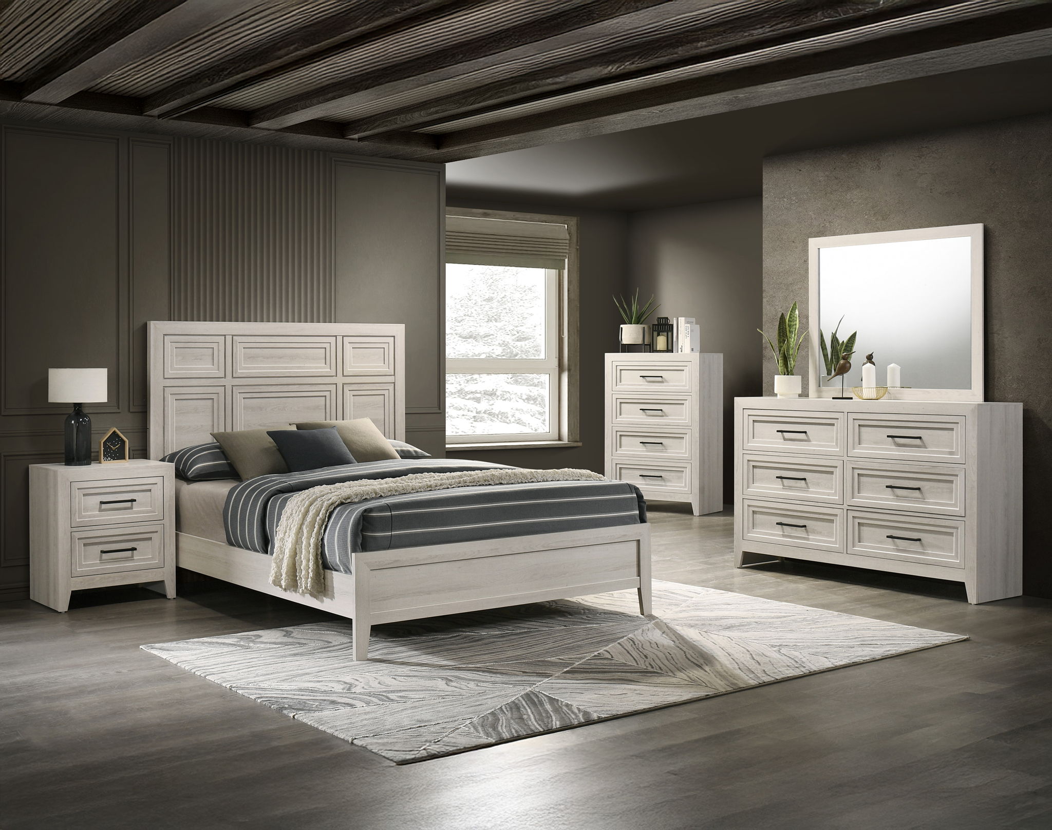 Lorraine - Chest - Antique White - Urban Living Furniture (Los Angeles, CA)
