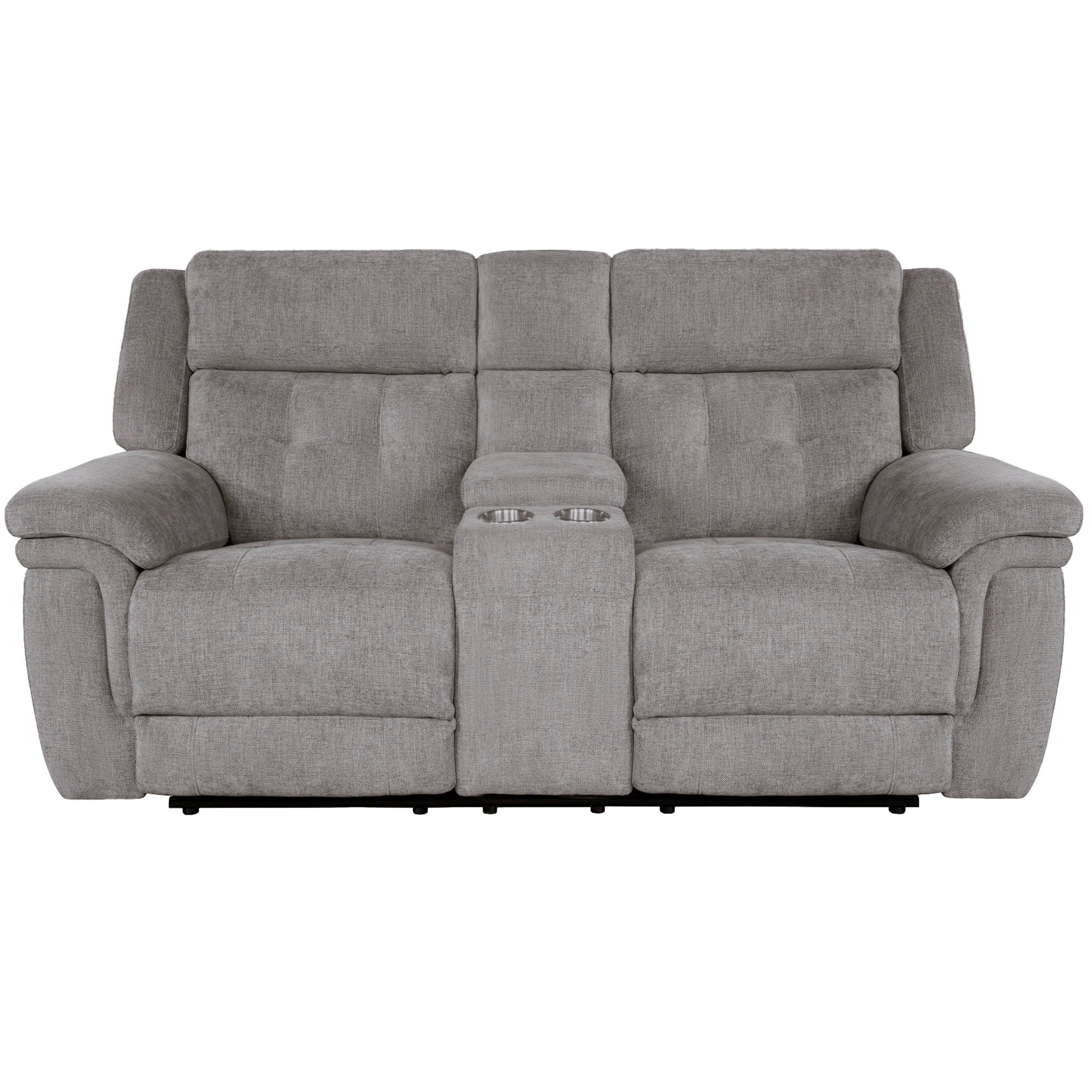 Richland - Power Reclining Console Loveseat - Bristol Gray - Urban Living Furniture (Los Angeles, CA)