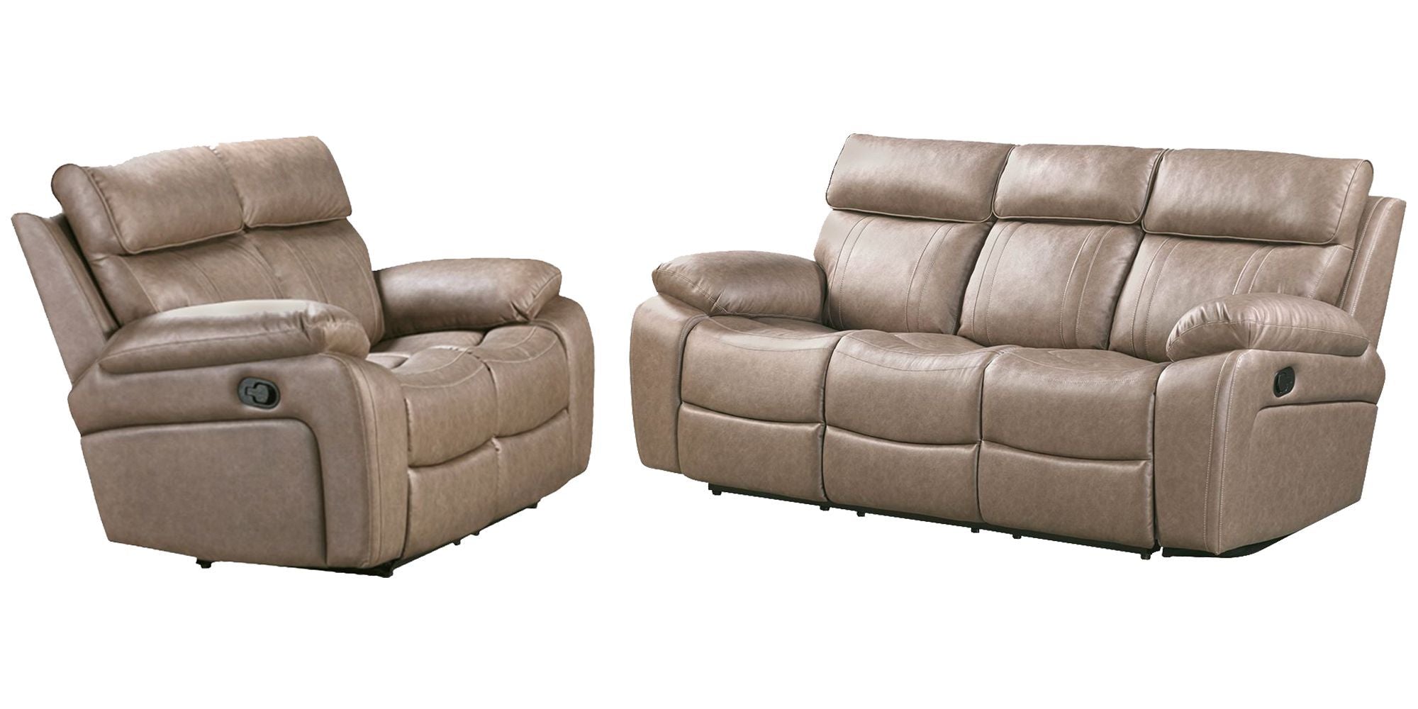 Theon - Manual Glider Reclining Sofa Set - Urban Living Furniture (Los Angeles, CA)