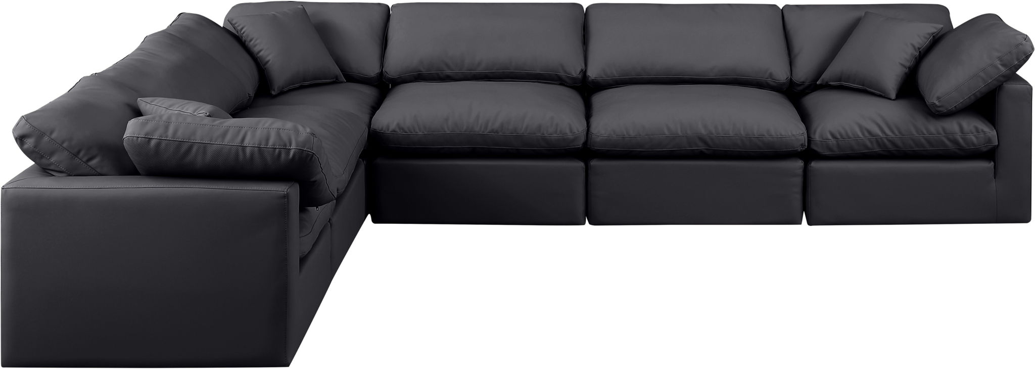 Indulge - Faux Leather 6 Piece Modular Corner Sectional - Urban Living Furniture (Los Angeles, CA)