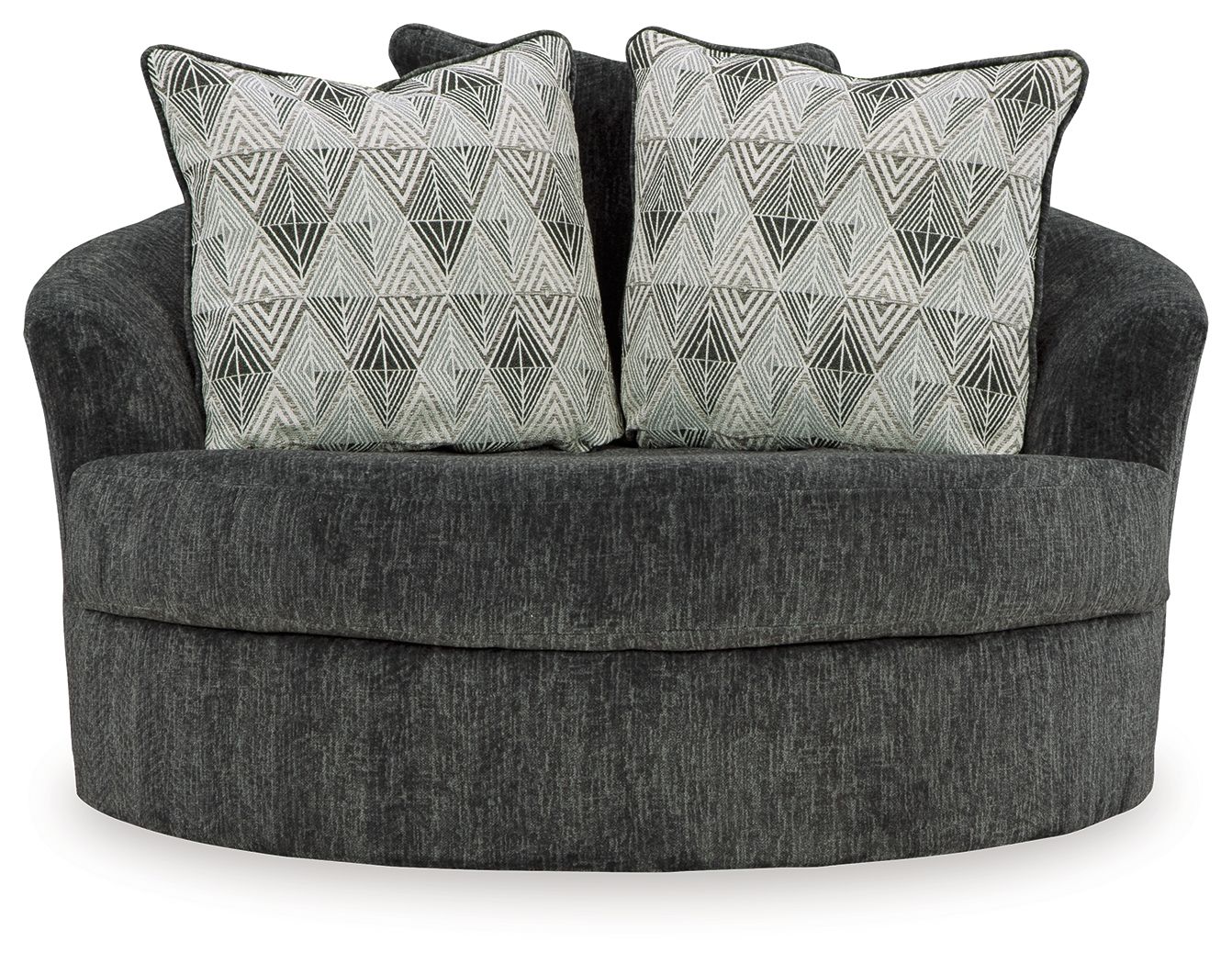 Biddeford - Shadow - Oversized Swivel Accent Chair - Urban Living Furniture (Los Angeles, CA)