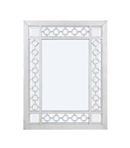 Varian - Mirror - Mirrored & Antique Platinum - Urban Living Furniture (Los Angeles, CA)