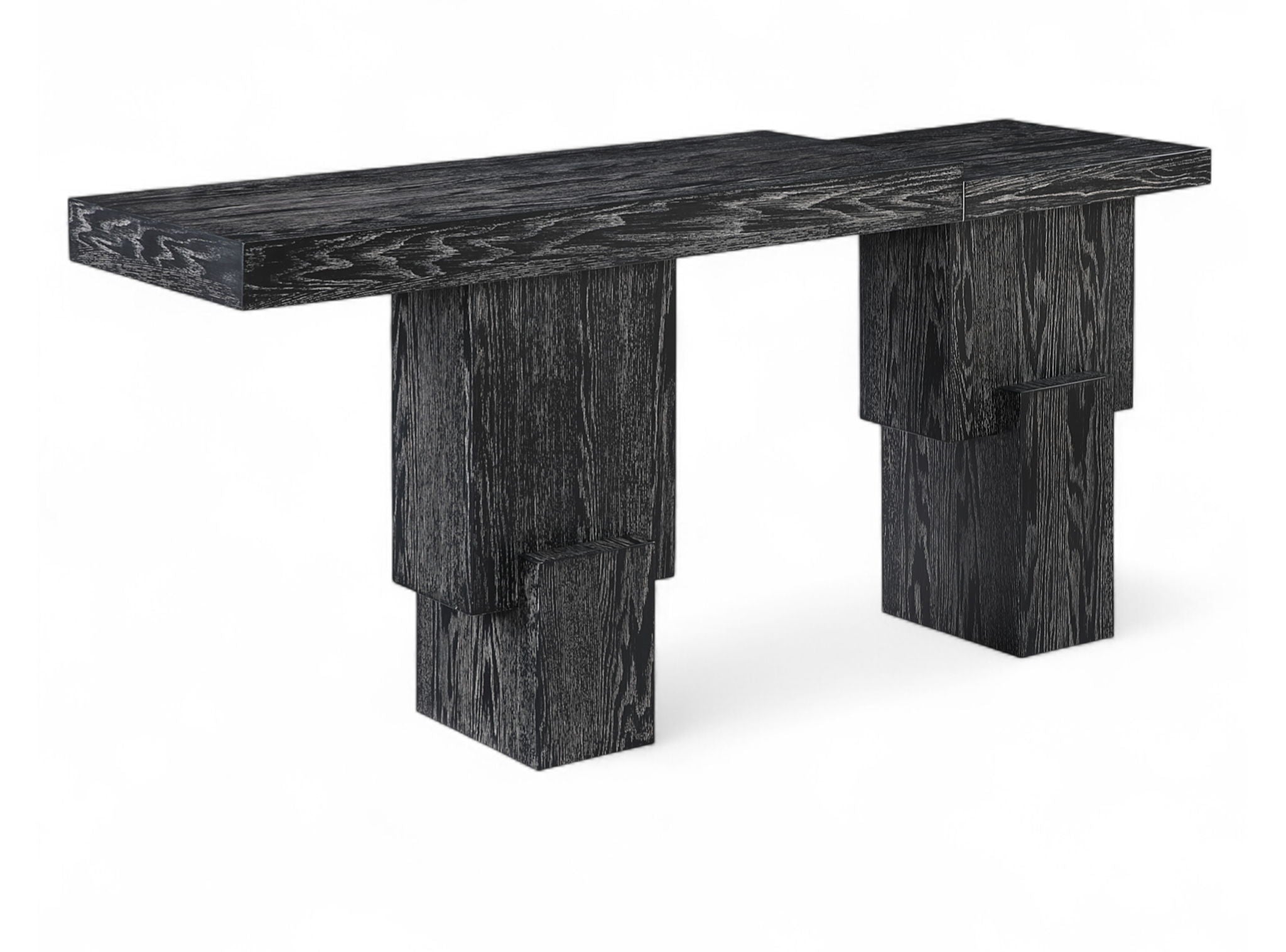 Anzio - Oak Veneer And Solid Wood Console Table - Urban Living Furniture (Los Angeles, CA)