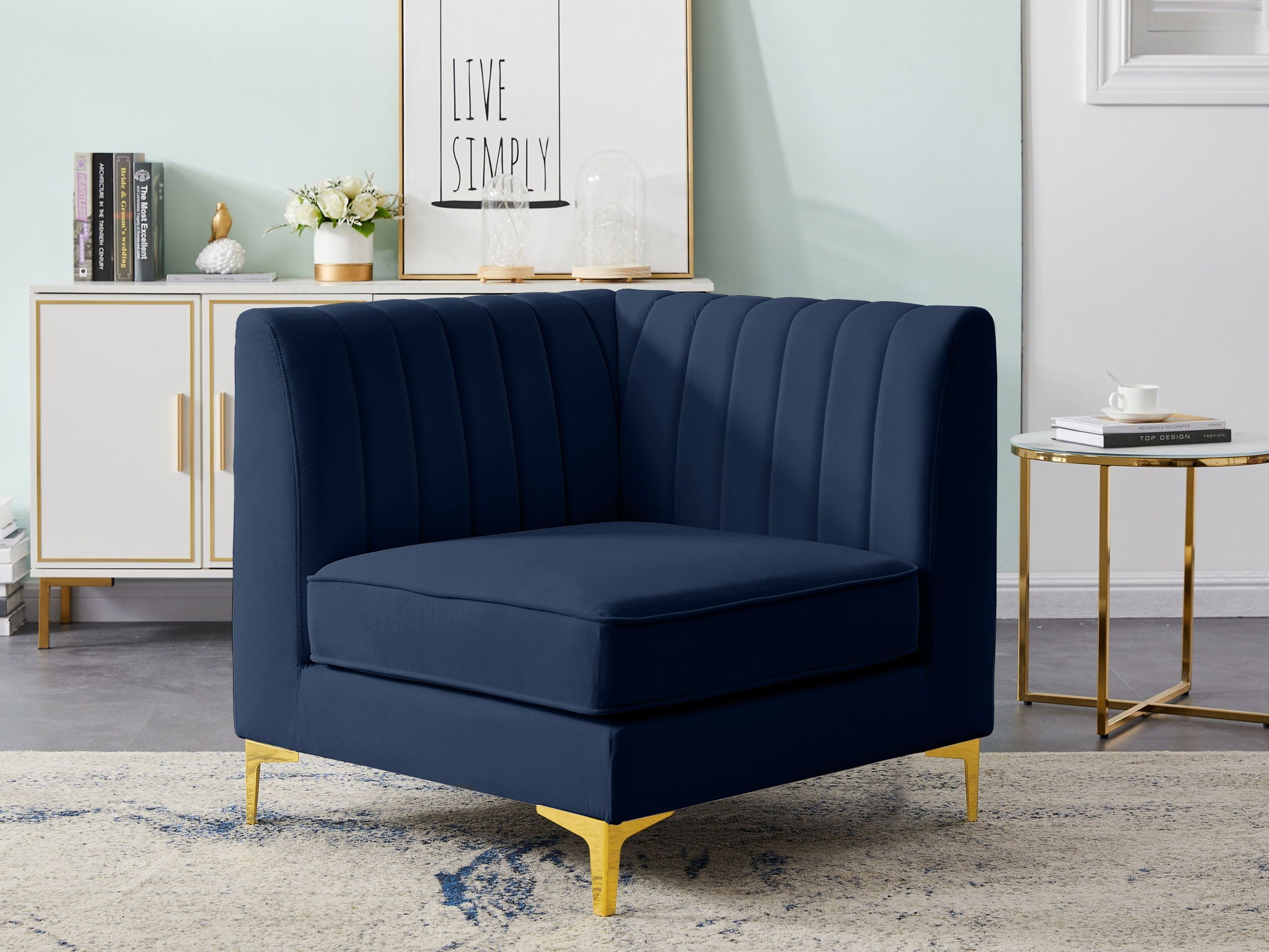 Alina - Corner Chair - Urban Living Furniture (Los Angeles, CA)
