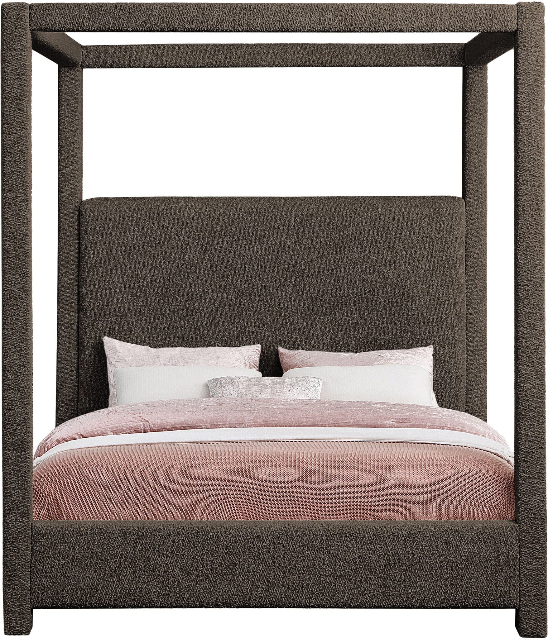 Eden - Boucle Fabric Upholstered Bed - Urban Living Furniture (Los Angeles, CA)