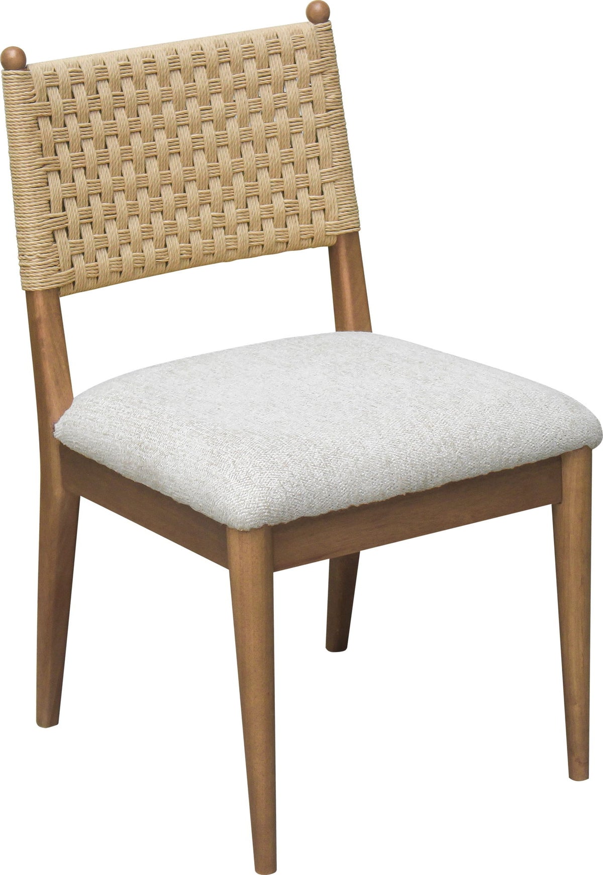 Langley - Weaven Back Chair (Set of 2) - Beige / Cabin Glow
