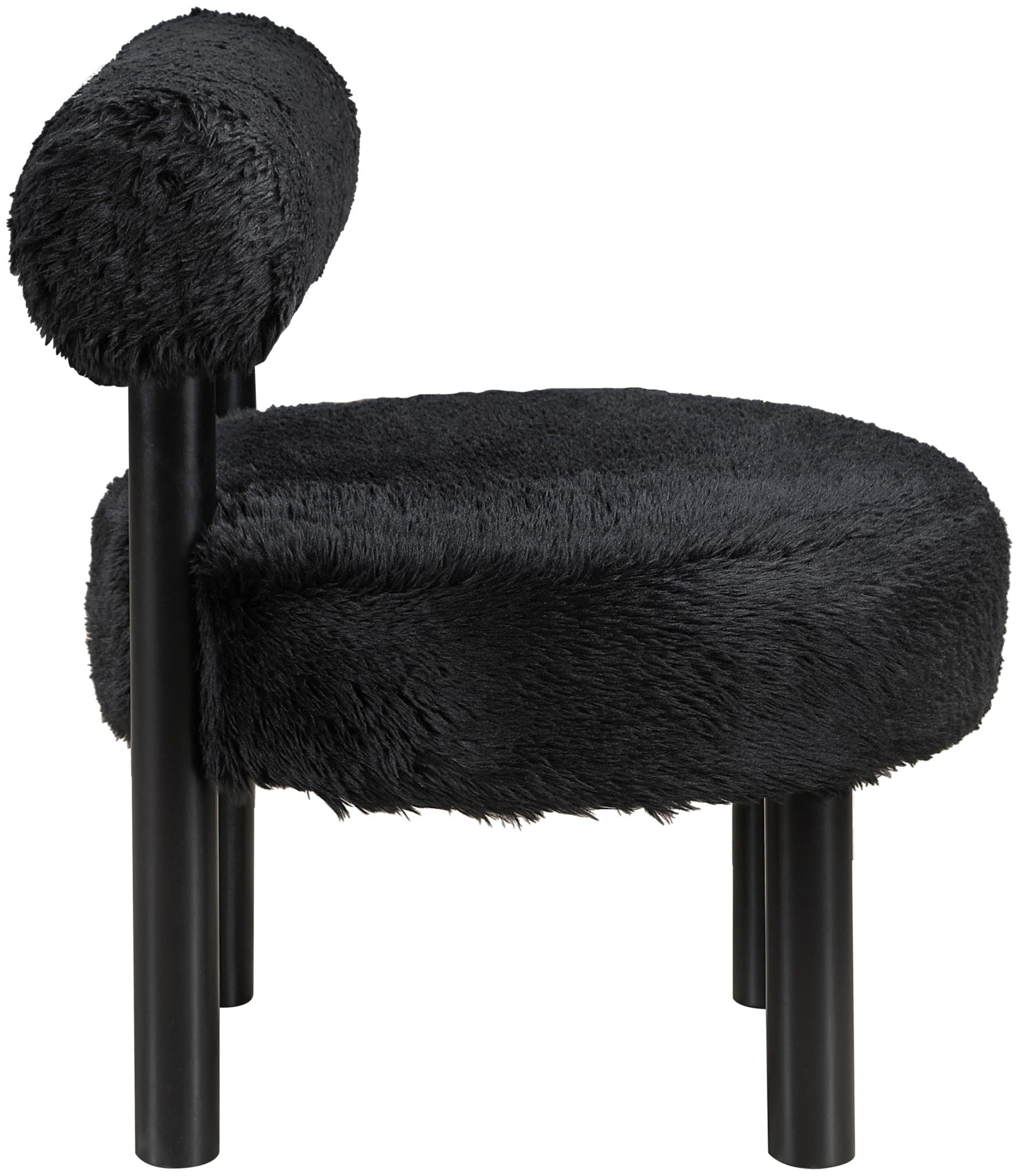 Ambre - Vegan Shearling Fabric Upholstered Accent Chair - Urban Living Furniture (Los Angeles, CA)