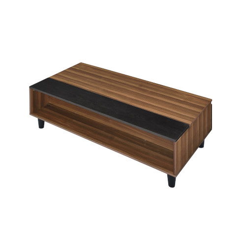 Avala - Coffee Table With Lift Top - Walnut & Black - Urban Living Furniture (Los Angeles, CA)