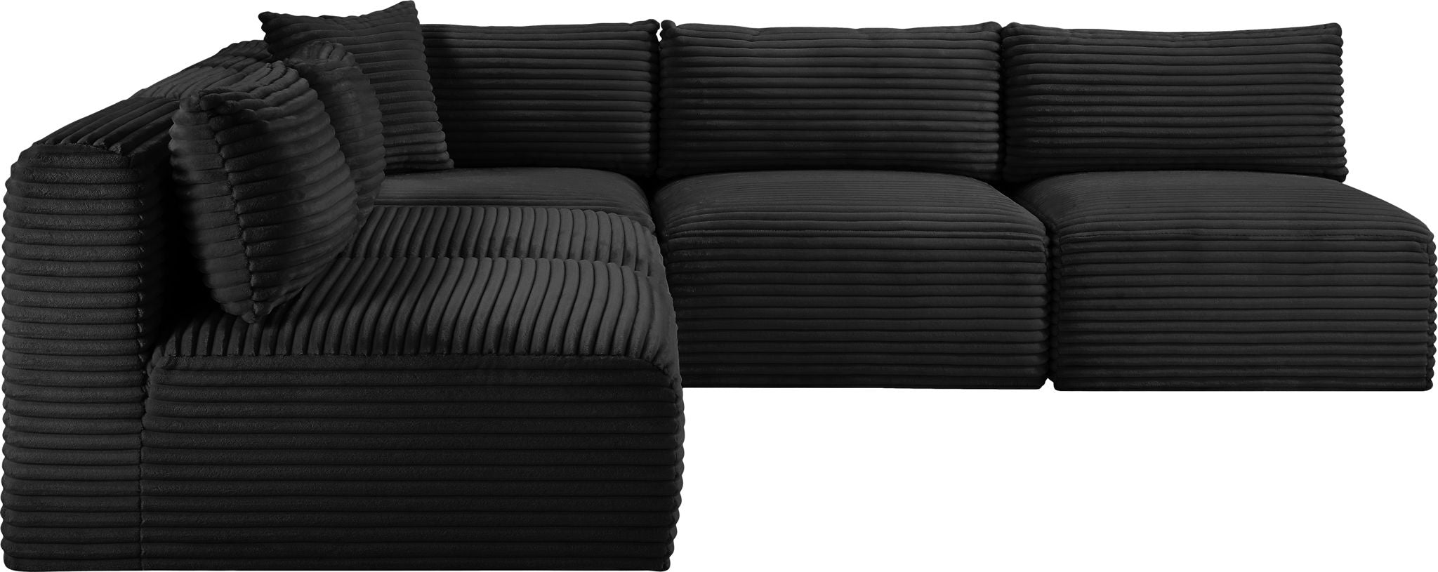 Shaggy - 5 Piece Modular Corner Armless Sectional - Urban Living Furniture (Los Angeles, CA)