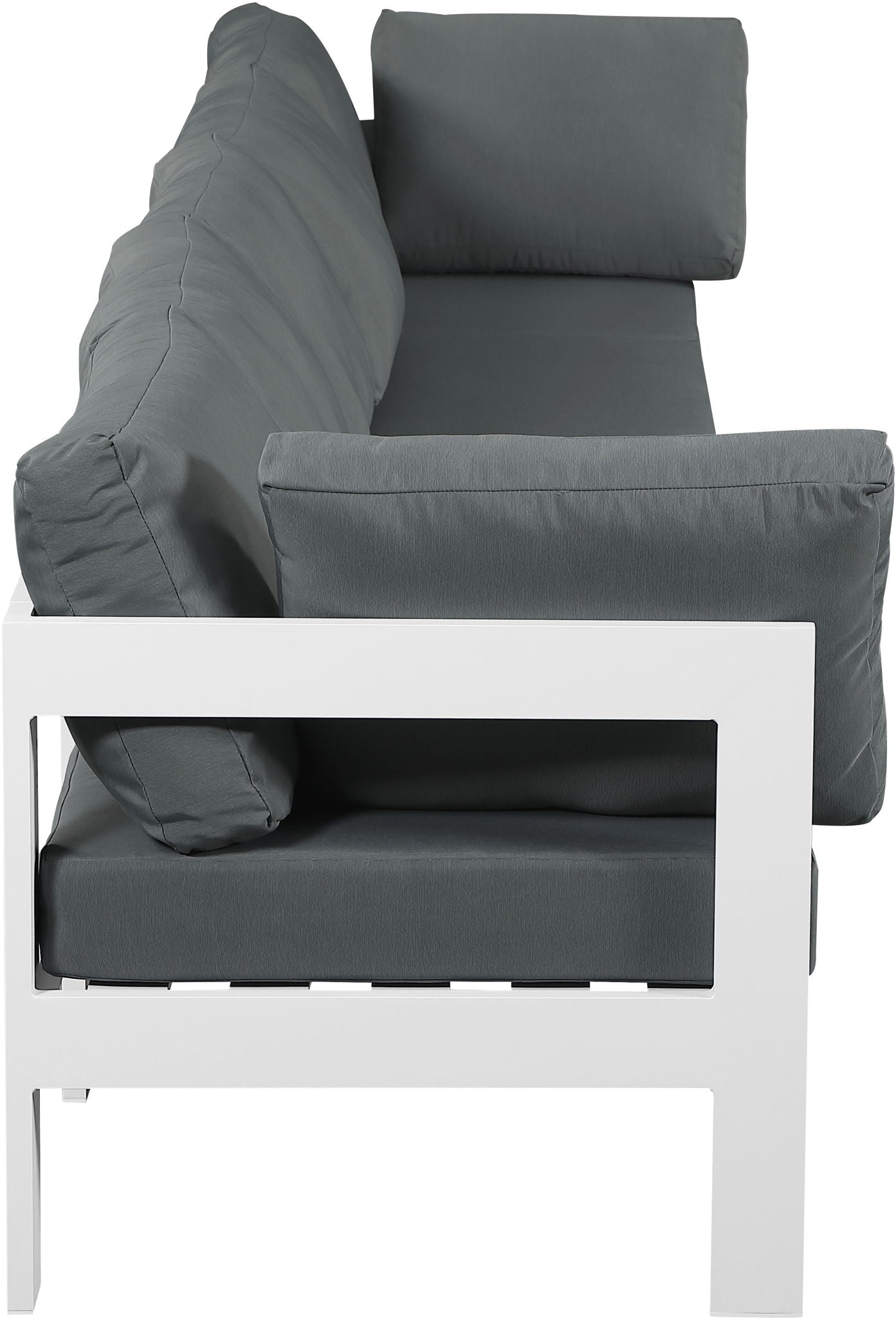 Nizuc - Outdoor Patio 5 Seat Modular Sofa With White Frame - Urban Living Furniture (Los Angeles, CA)