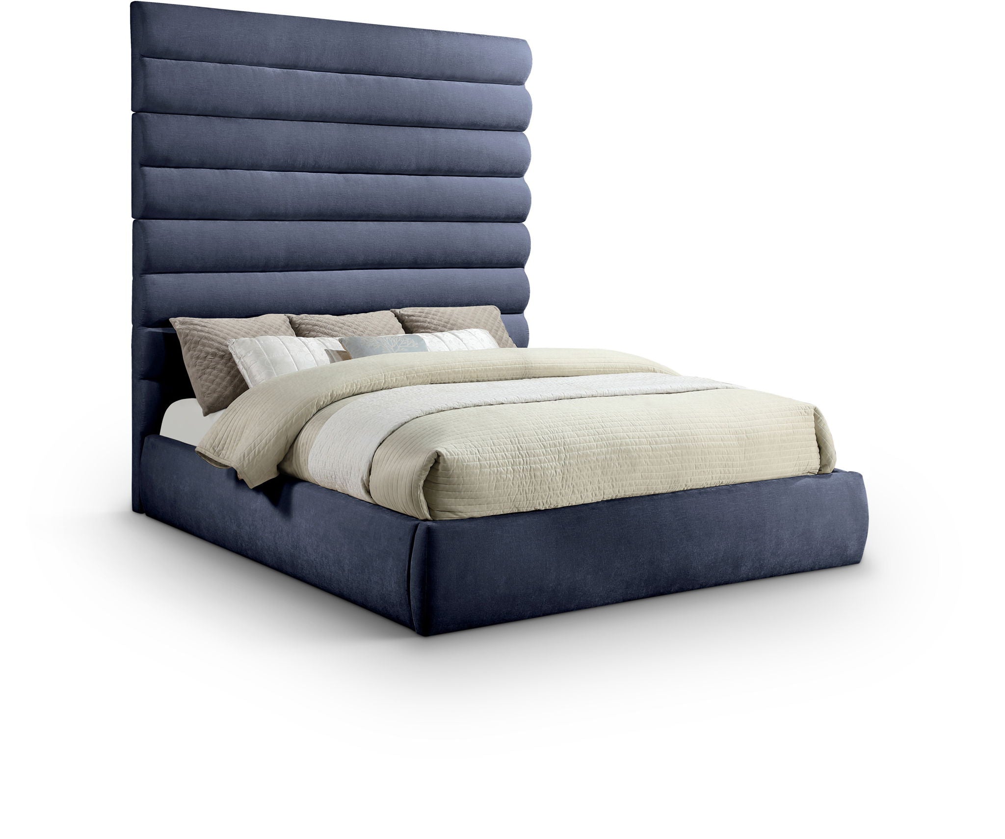 Adam - Chenille Fabric Bed With 89" Headboard - Urban Living Furniture (Los Angeles, CA)