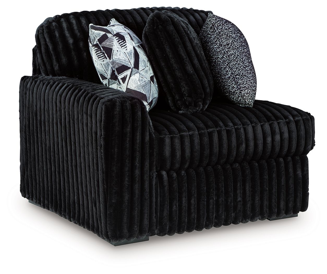 Midnight-Madness - LAF Corner Chair - Onyx
