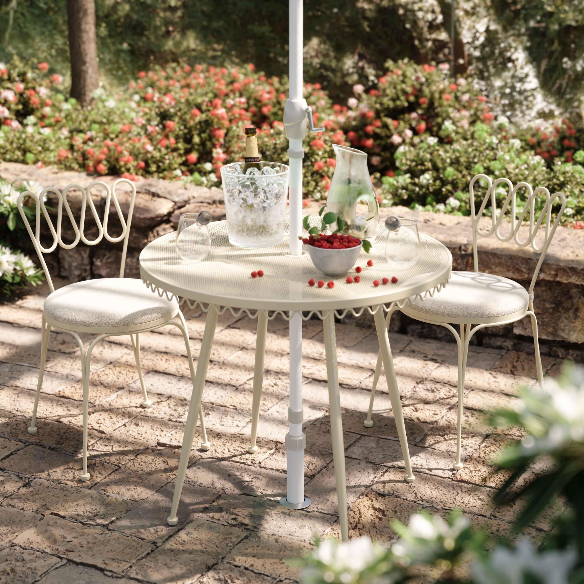 Erica - Wrought Iron Outdoor Chair - Urban Living Furniture (Los Angeles, CA)