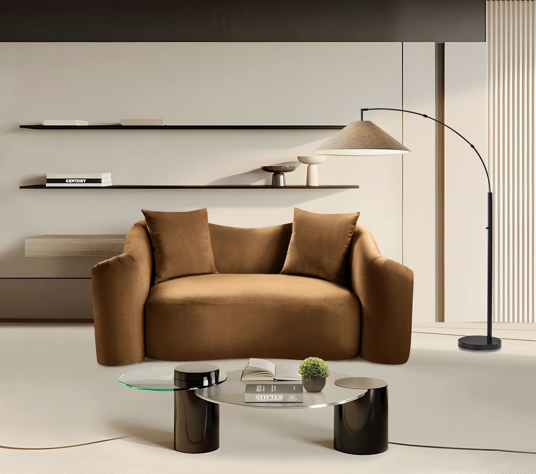 Destin - Loveseat - Saddle - Urban Living Furniture (Los Angeles, CA)