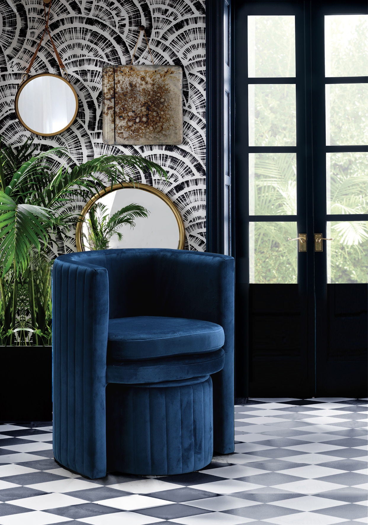 Selena - Accent Chair and Ottoman Set - Urban Living Furniture (Los Angeles, CA)