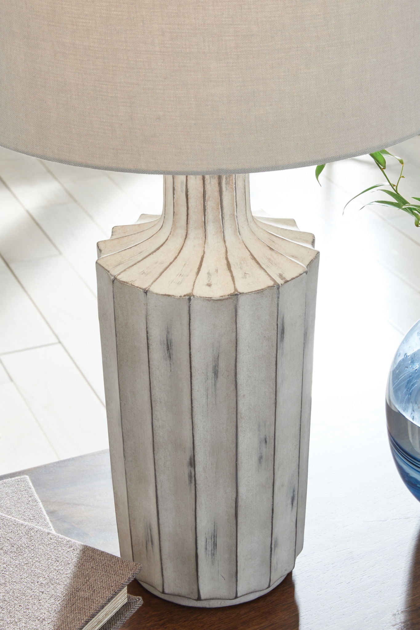 Imre - Distressed Brown - Poly Table Lamp - Urban Living Furniture (Los Angeles, CA)
