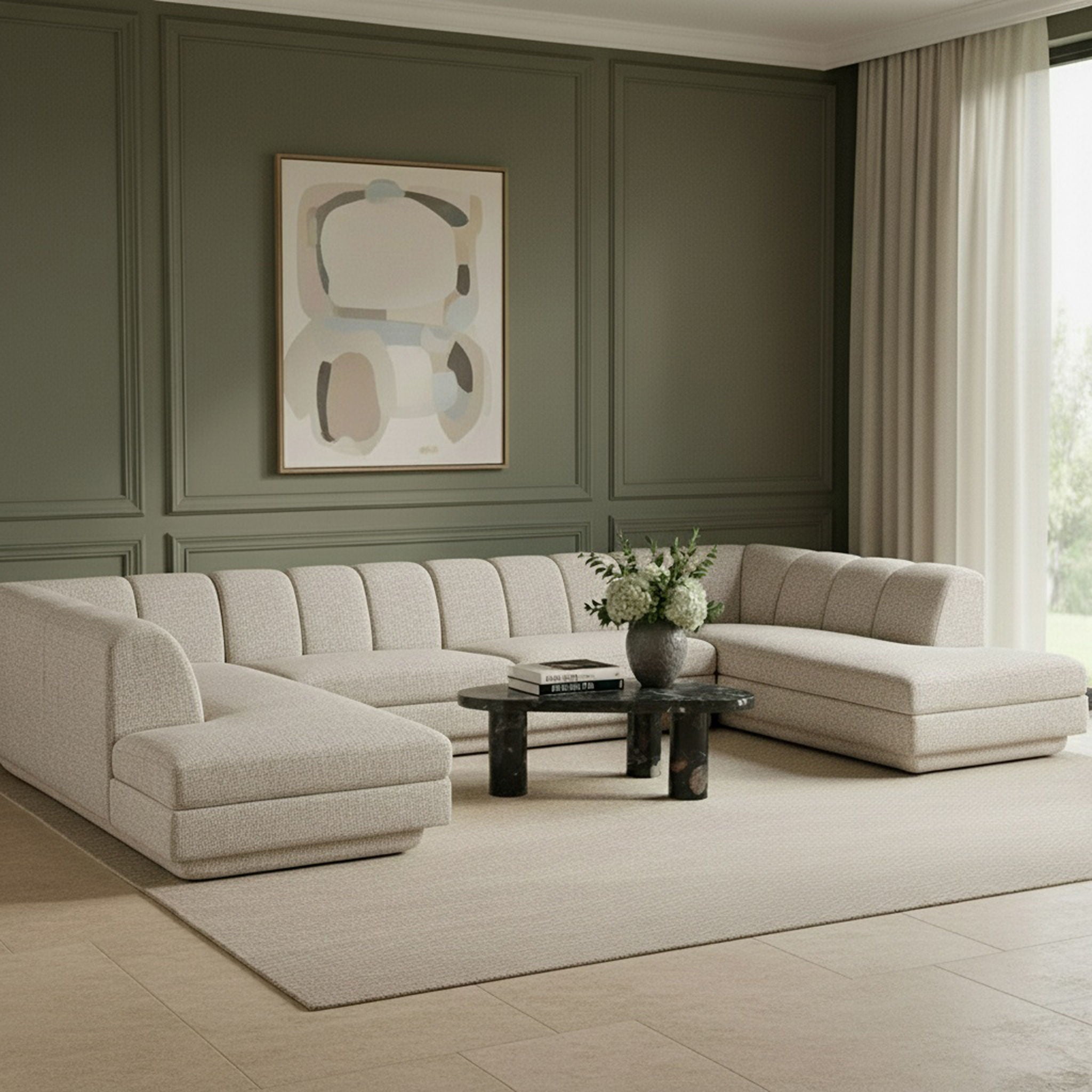 Modari - Sectional - Beige - Urban Living Furniture (Los Angeles, CA)