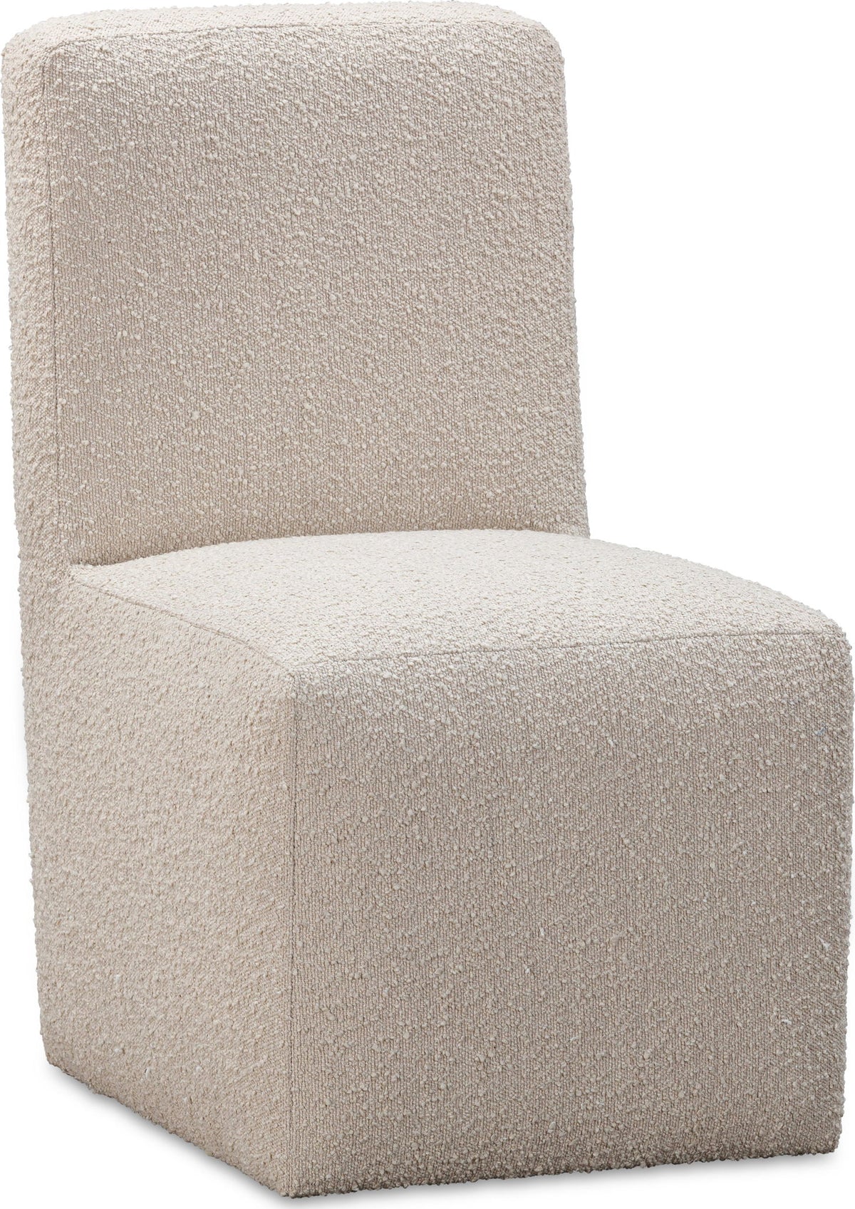 Liv - Fully Upholstered Dining Chair (Set of 2) - Brun Boucle