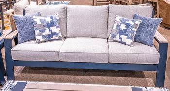 East Beach - Blue - Sofa With Cushion - Urban Living Furniture (Los Angeles, CA)
